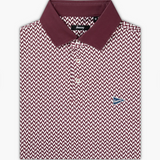 The Diamond Plated Polo | Maroon | Breezy Golf