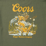 Preserve Tee | Surplus Green | Seager Co. x Coors Banquet