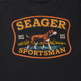Sportman Tee | Black | Seager Co.