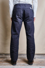Deck Pant | Indigo Herringbone Dobby | Freenote Cloth