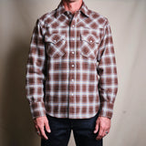Western Scout Shirt | Brown Plaid | Freenote Cloth