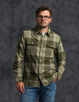 Winter Flannel Utility Shirt | Desert Jade | Ace Rivington