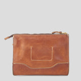 Stone-Washed Utility Pouch #194 | Chestnut | Coronado Leather
