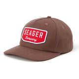Wilson Snapback | Red & Brown | Seager Co.