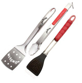 Jim Beam Soft Grip Handle Grilling Tools Set (3-Piece)
