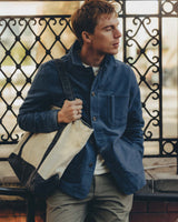 The Ojai Jacket | French Blue Moleskin | Taylor Stitch
