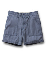 The Surplus Short | Navy Reverse Sateen | Taylor Stitch