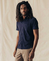 The Short Sleeve California | Rinsed Indigo Slub | Taylor Stitch
