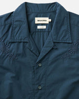 The Davis Shirt | Navy Floral Embroidery | Taylor Stitch
