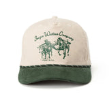 Los Rios Corduroy Snapback | Natural & Green | Seager Co.