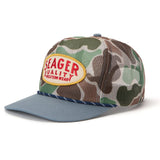 Old Town All Mesh Snapback | Camo Blue | Seager Co.