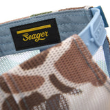 Old Town All Mesh Snapback | Camo Blue | Seager Co.