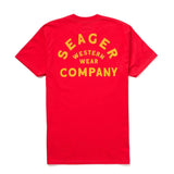 Austin Tee | Red | Seager Co.