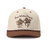 Los Rios Canvas Snapback | Cream & Brown | Seager Co.