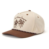 Los Rios Canvas Snapback | Cream & Brown | Seager Co.