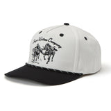 Los Rios Canvas Snapback | Cream & Black | Seager Co.