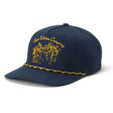 Los Rios Canvas Snapback | Navy | Seager Co.