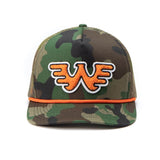 SEAGER X WAYLON JENNINGS FLYING W Snapback | Camo | Seager Co.