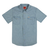 The Wyatt Pearl Snap S/S Denim Shirt | Washed Indigo Chambray | Sendero Provisions Co