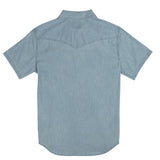 The Wyatt Pearl Snap S/S Denim Shirt | Washed Indigo Chambray | Sendero Provisions Co