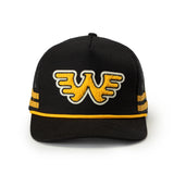 SEAGER X WAYLON JENNINGS FLYING W Snapback | Black + Yellow | Seager Co.