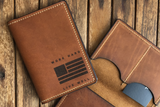 Map Passport Wallet | Work Hard Live Well | Tactile Craftworks - Manready Mercantile