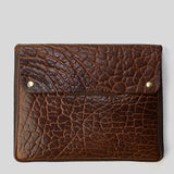 Shrunken Bison & Horween Hard Case | Coronado Leather