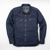 Calico Shirt | 9 oz Indigo Denim | Freenote Cloth