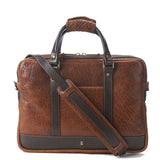 Bison Slim Briefcase #551 | Walnut | Coronado Leather