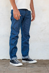 Rios Slim Straight | 12 oz. Vintage Blue | Freenote Cloth
