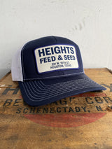 112 Richardson Hat | Heights Feed & Seed | Navy & Cream | Manready Mercantile