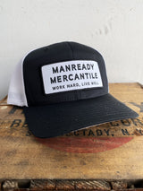 112 Richardson Hat | White & Black Logo | Manready Mercantile