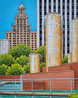 Art Print 5" x 7" | Streets of Houston | Jim Koehn Artwork