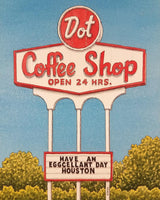 Art Print 5" x 7" | Streets of Houston | Jim Koehn Artwork