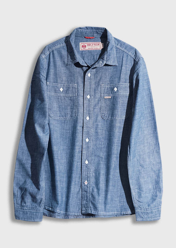 Fairmont Shirt | Chambray | Iron & Resin