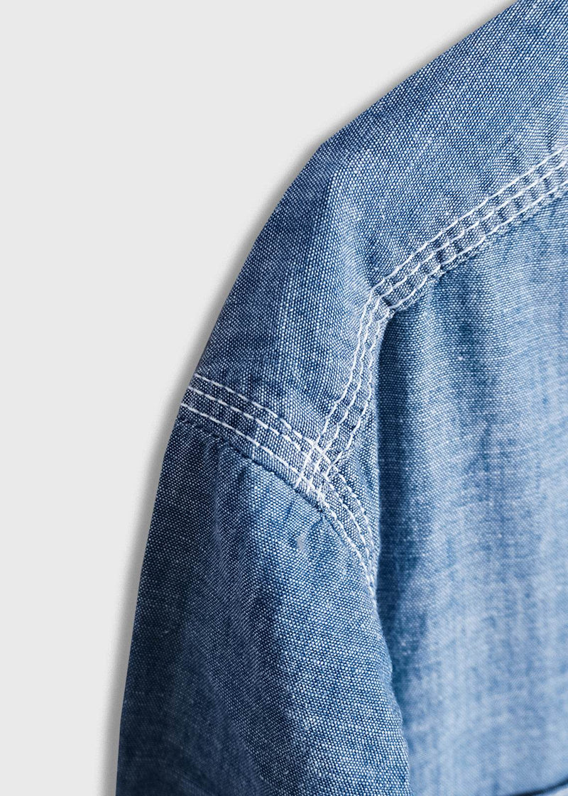 Fairmont Shirt | Chambray | Iron & Resin