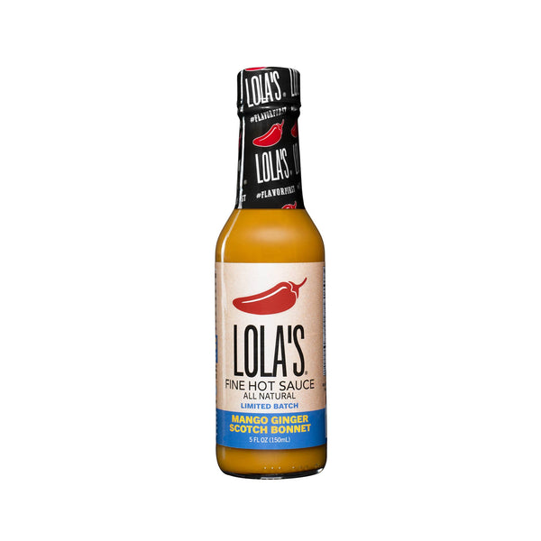 Mango Ginger Scotch Bonnet Hot Sauce | Lola's Fine Hot Sauce