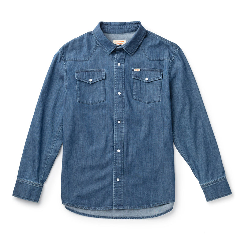 Reagan Pearl Snap | Raw Indigo | Seager Co.