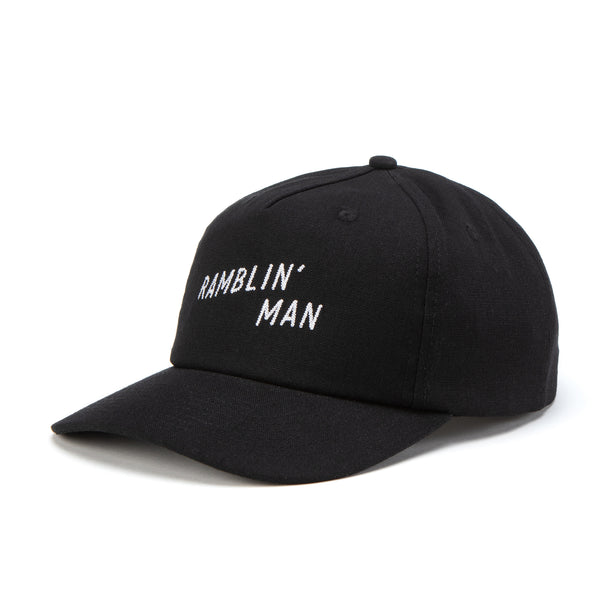 Ramblin' Man Hemp Snapback | Black | Seager Co.
