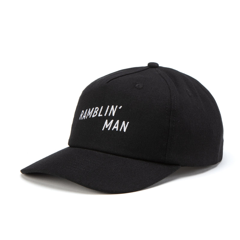 Ramblin' Man Hemp Snapback | Black | Seager Co.