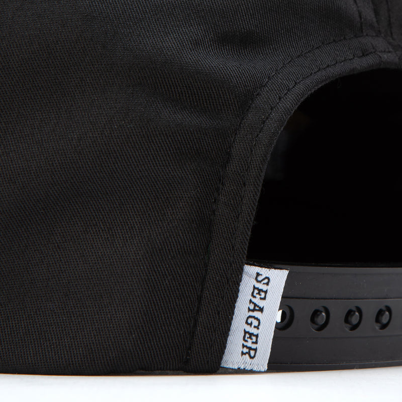 Ramblin' Man Hemp Snapback | Black | Seager Co.