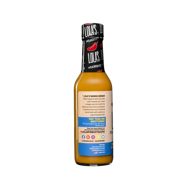 Mango Ginger Scotch Bonnet Hot Sauce | Lola's Fine Hot Sauce