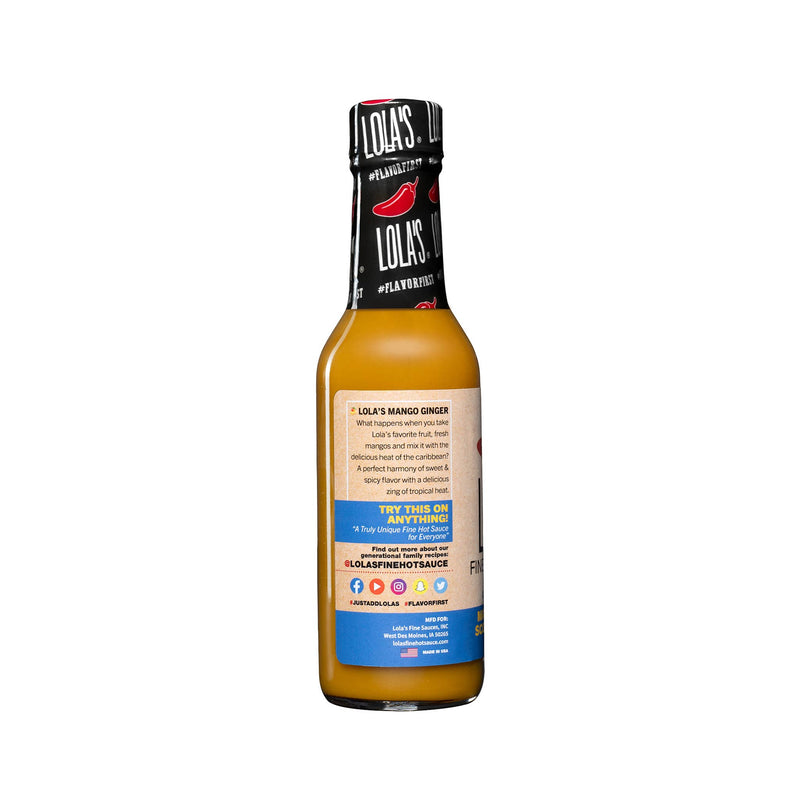 Mango Ginger Scotch Bonnet Hot Sauce | Lola's Fine Hot Sauce