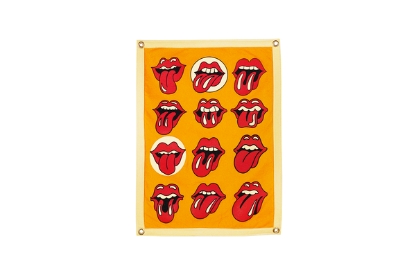 Lips Camp Flag | The Rolling Stones x Oxford Pennant