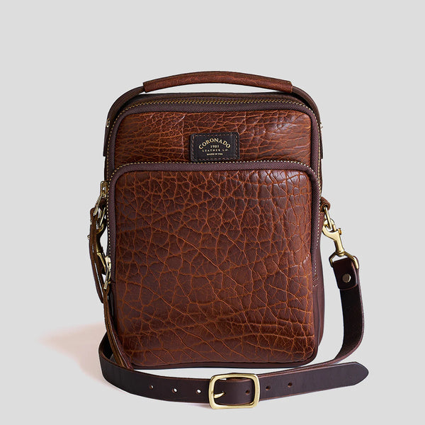Bison Field Crossbody #177 | Walnut | Coronado Leather