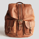Stone-Washed Rucksack #180 | Coronado Leather