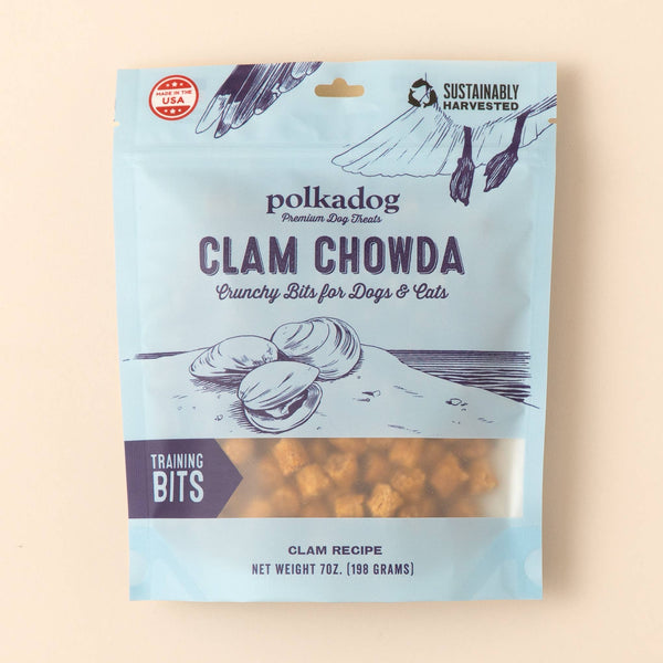 Clam Chowda Bits | Dog & Cat Treats | Polkadog