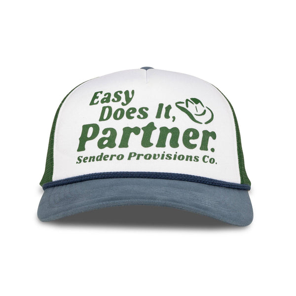 Easy Does It Hat | White + Green | Sendero Provisions Co.
