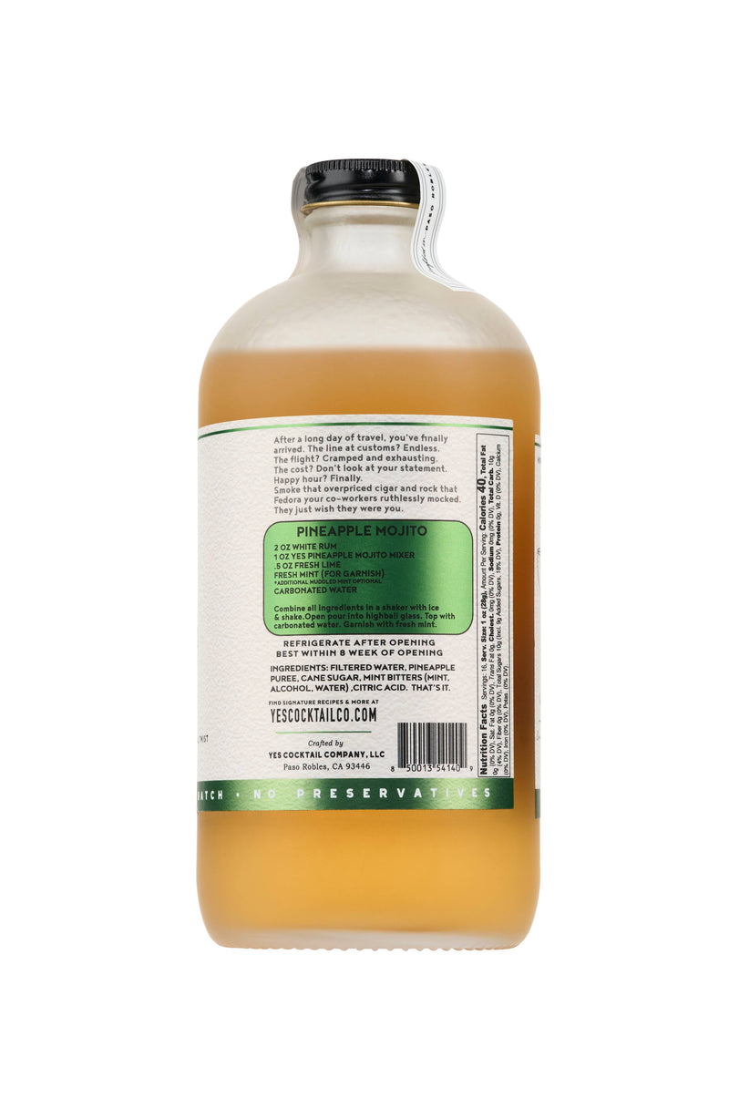 Pineapple Mojito Cocktail Mixer | Yes Cocktail Co.