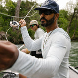 Yucatan Bamboo Hoodie Tech Shirt | Frio Blue | Sendero Provisions Co